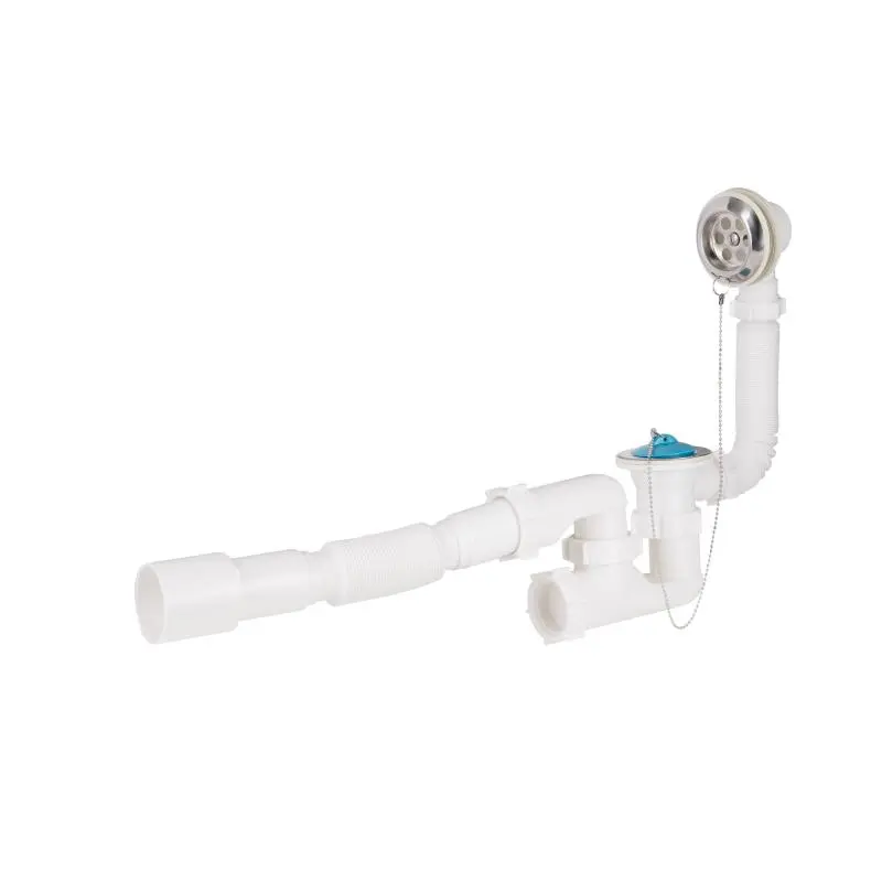 Сифон для ванни Lidz (WHI) 60 03 V002 00 з ревізією (вихід 50 мм)