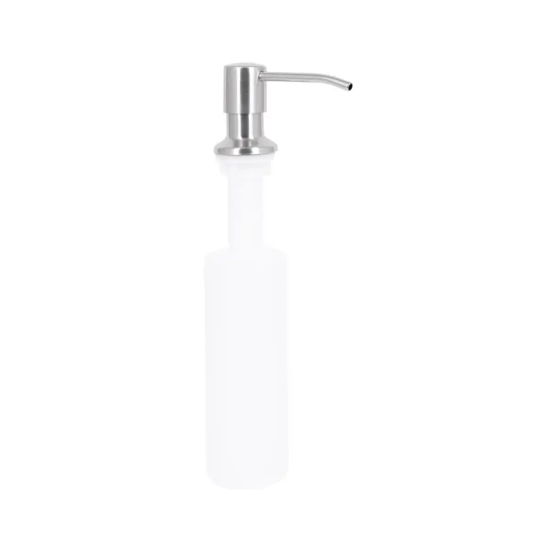 Дозатор для миючого засобу Lidz Acsis LA29 Brushed Steel, круглий LDACSLA29BRU49828