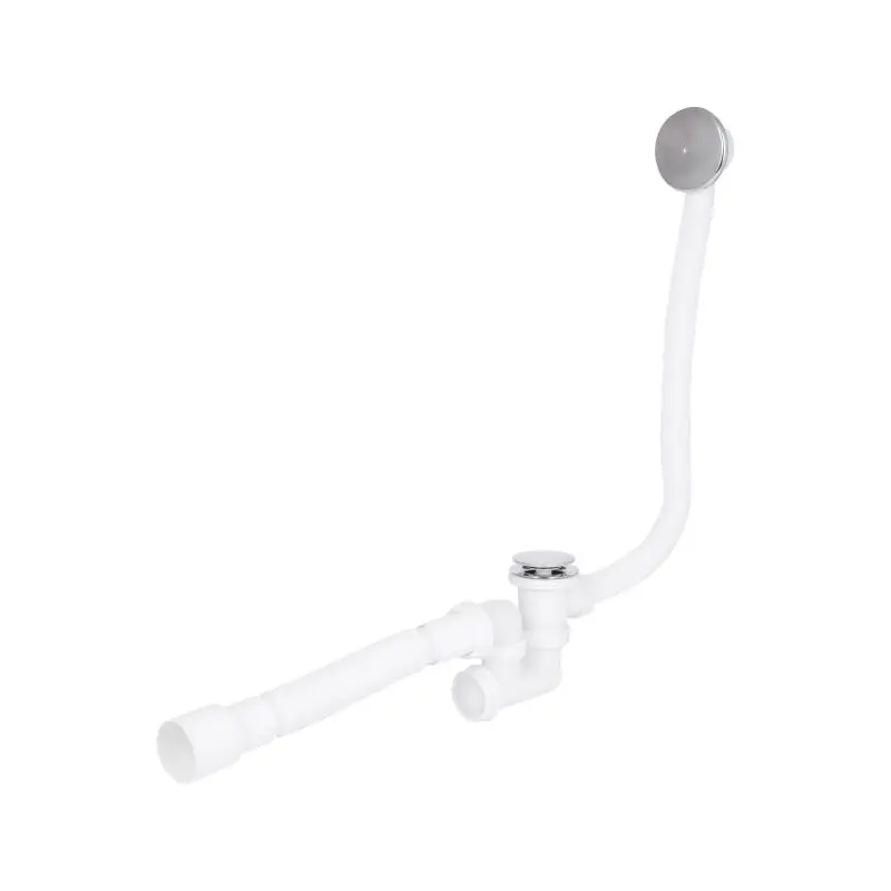 Сифон для ванни Lidz (WHI) 60 03 V002 02 з ревізією (вихід 50 мм)