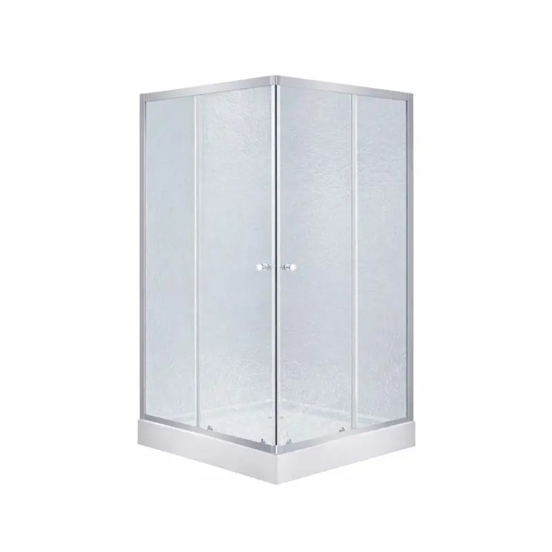 Набір Lidz душова кабіна Wawel SC90x90.SAT.LOW.FR, скло Frost 4 мм + піддон Mazur