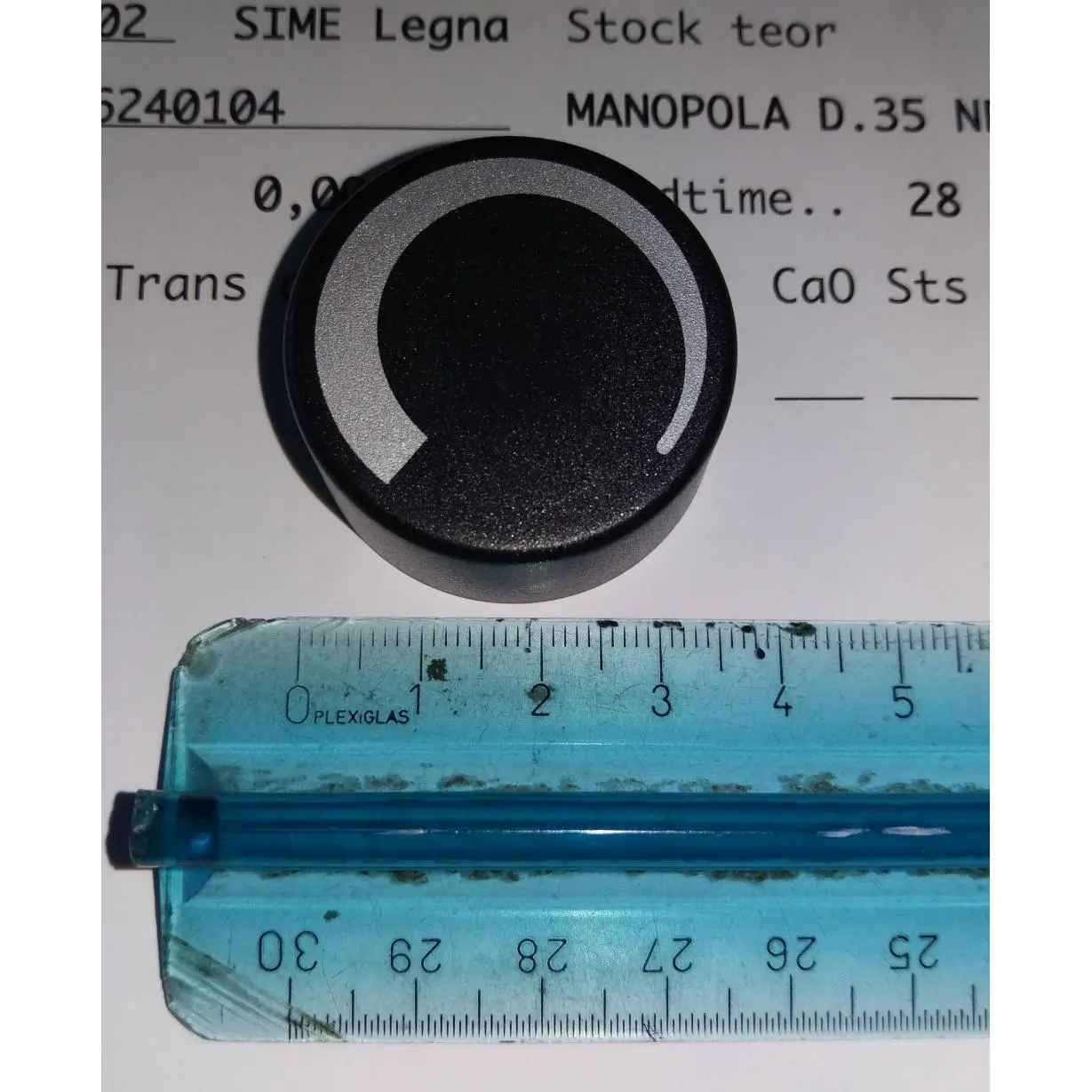 Ручка регулятора D35 BAXI 711555700