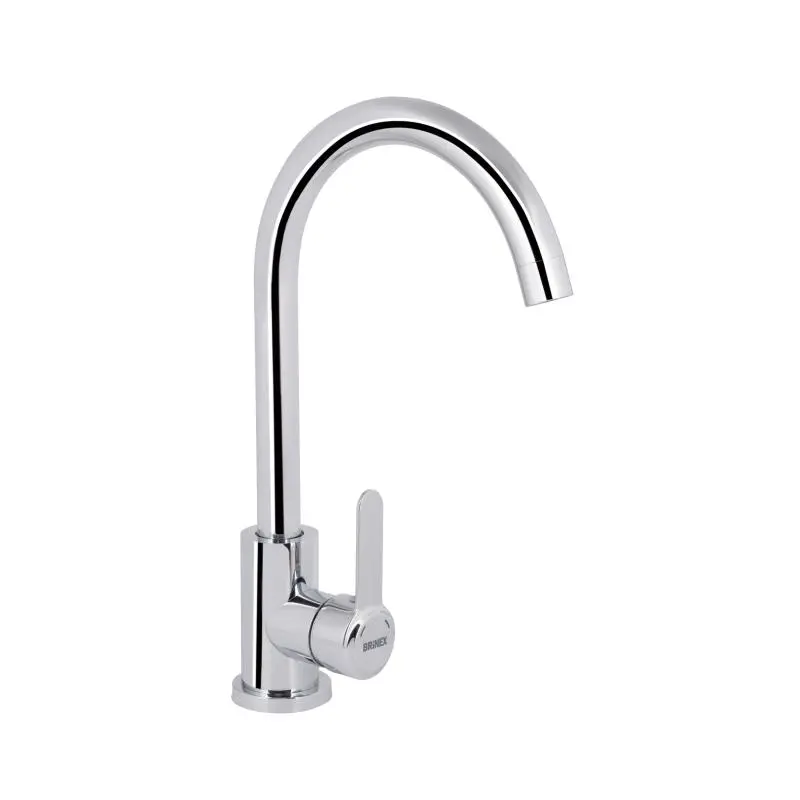 Змішувач для кухні U-образний Brinex Pure 015F U-образний Chrome BRIPUR015FCRM