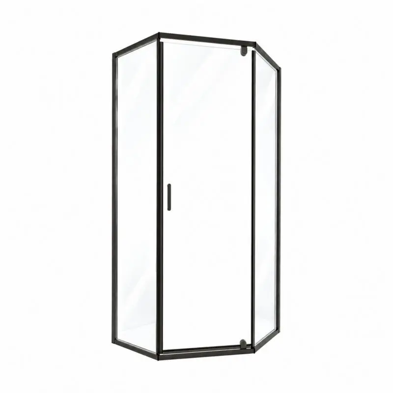 Душова кабіна Qtap Scorpio BLA10115-AC6 100x100 см, скло Clear 6 мм, покриття CalcLess без піддона