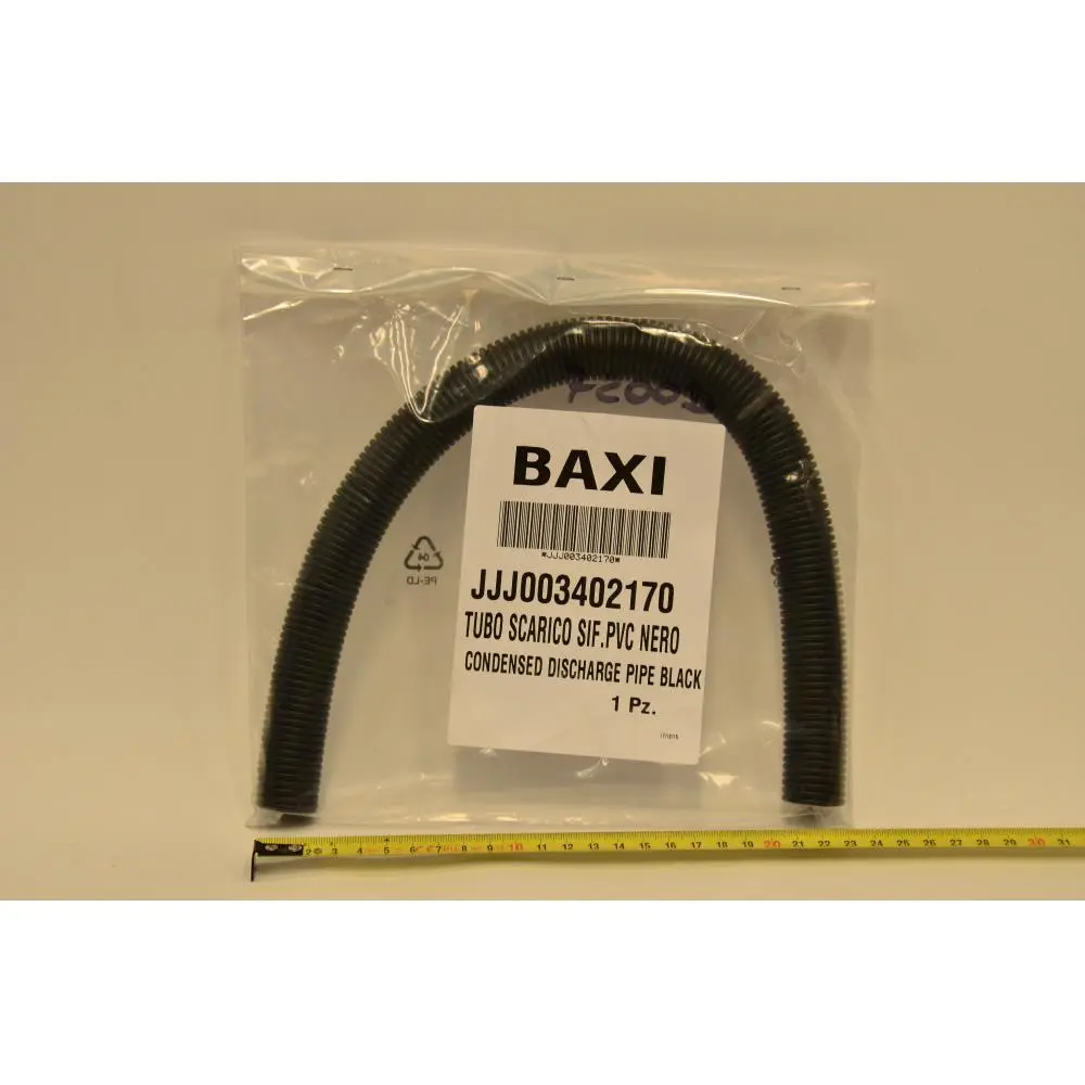 Трубка конденсатовідвідника ПВХ чорна BAXI 3402170