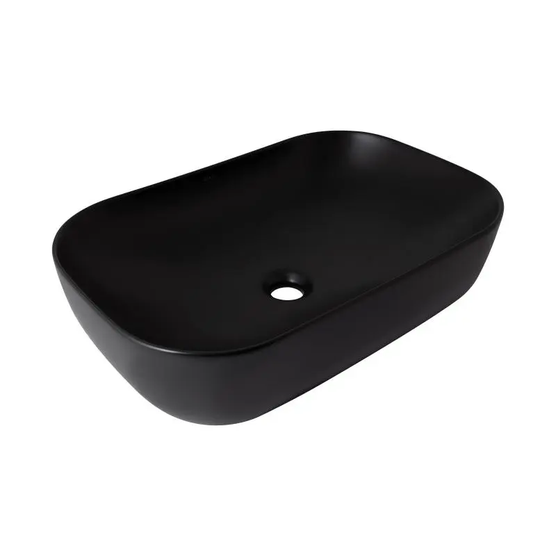 Раковина-чаша Qtap Robin 600x390x150 Matt black QT132143PMBMBN