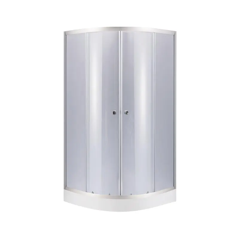 Душова кабіна Lidz Latwa SC80x80.SAT.LOW.GR, скло тон. 4 мм + Lidz Душовий піддон KAPIELKA ST80x80x14