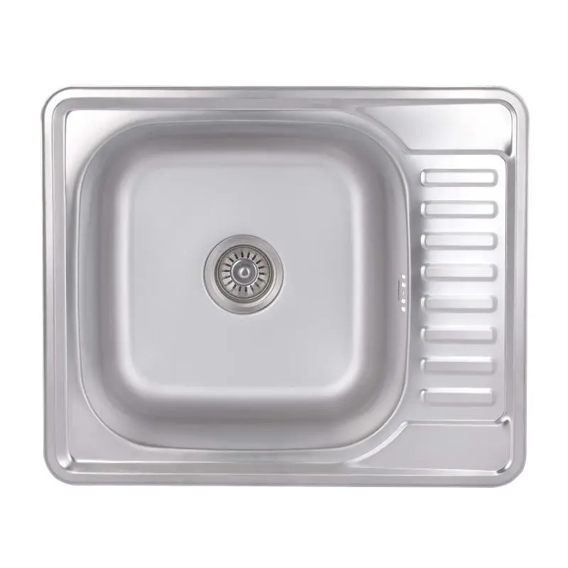Кухонна мийка Brinex 5848 0,8 мм Satin (BRIN5848SAT08)