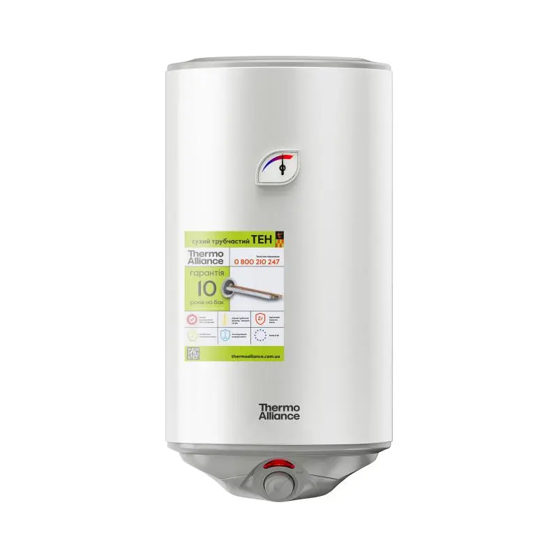 Водонагрівач електричний Thermo Alliance Spectra slim 50 л вертикальний, сухі ТЕНи 1,6 кВт, d 360 мм