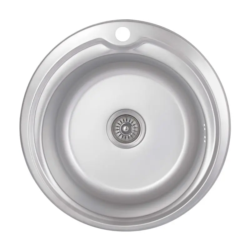 Кухонна мийка Brinex 510-D 0,8 мм Satin (BRIN510SAT08)