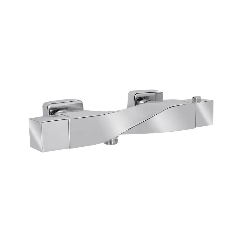 Змішувач для душу Qtap Zkrouceny термостатичний QTZKR40T105C Chrome