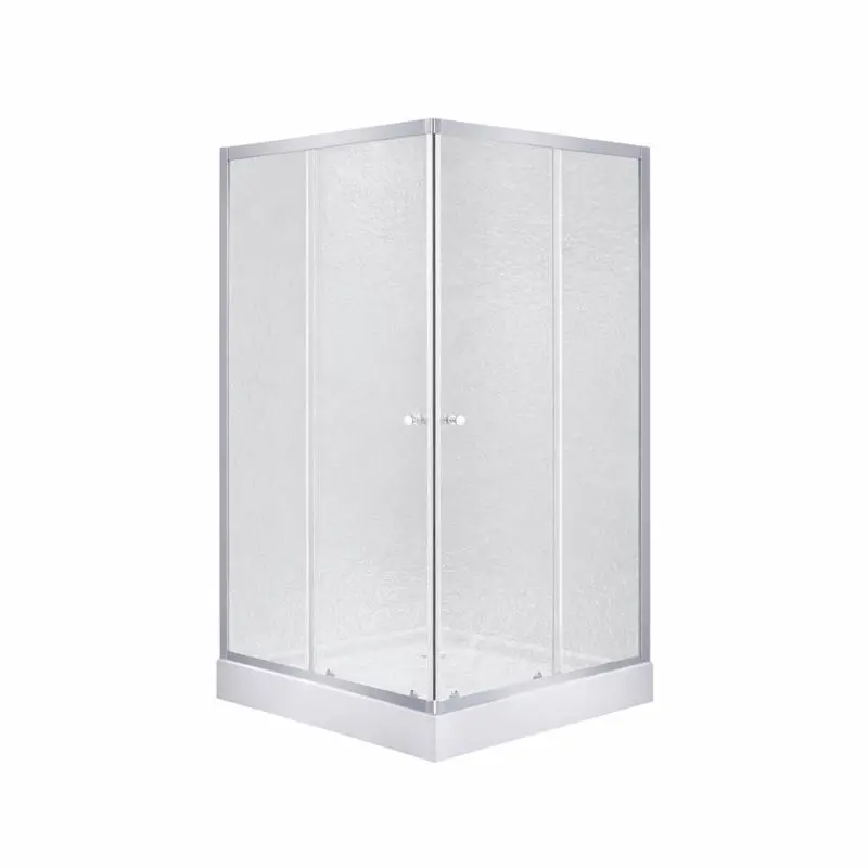 Набір Lidz душова кабіна Wawel SC80x80.SAT.LOW.FR, скло Frost 4 мм + піддон Mazur