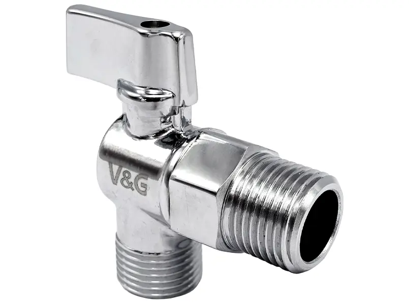Кран угловой для сантехприборов Valogin 1/2" х 1/2" VG-501101