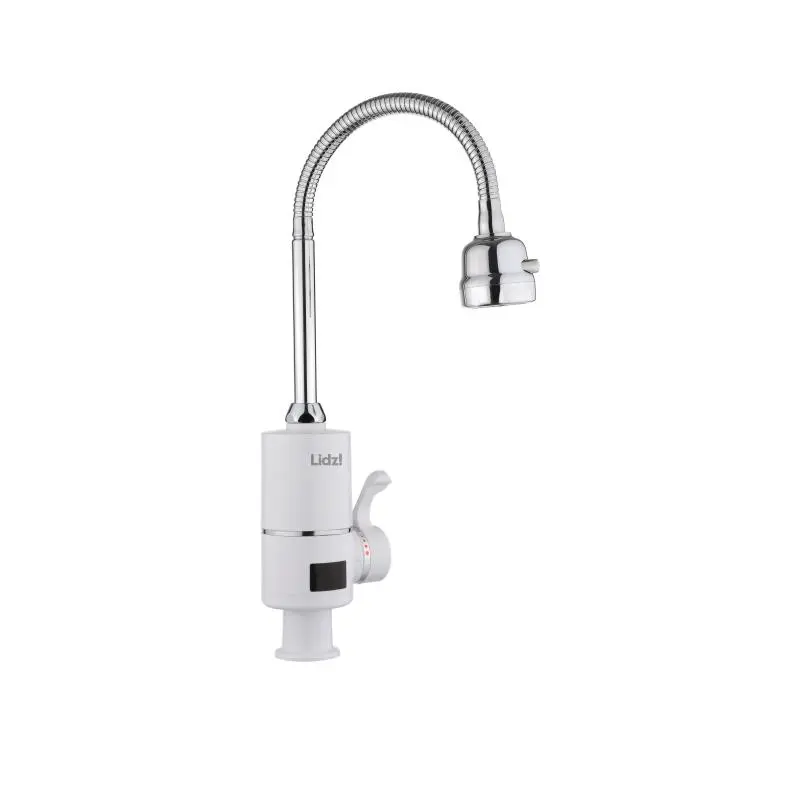 Проточний кран-водонагрівач для кухні на три режими Lidz Warm 062 LDWAR062WCR49099 White/Chrome