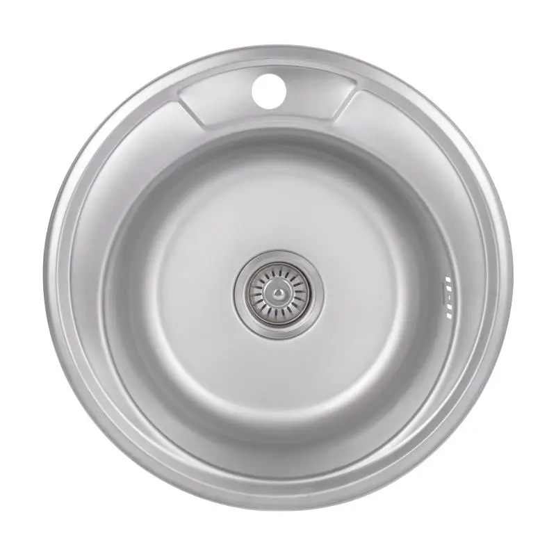 Кухонна мийка Brinex 490-A 0,6 мм Satin (BRIN490SAT06)