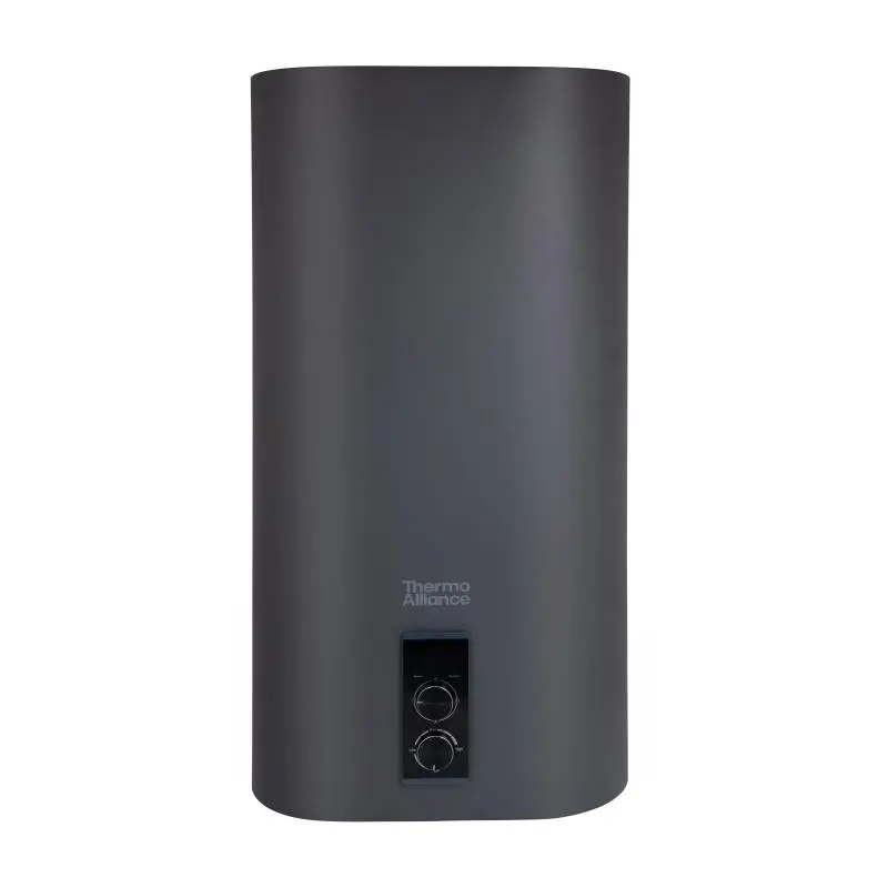 Водонагрівач електричний Thermo Alliance 80 л, Grey, плоский вертикальний, сухий ТЕН 2 кВт (0,8+1,2) DT80V20GPDD2G