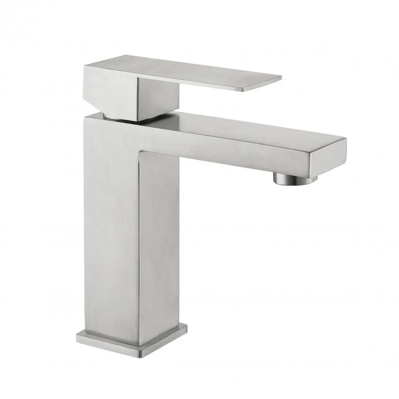 Змішувач для раковини низький Lidz Helix 001F (k35) LDHEL001FNKS49178 Nickel