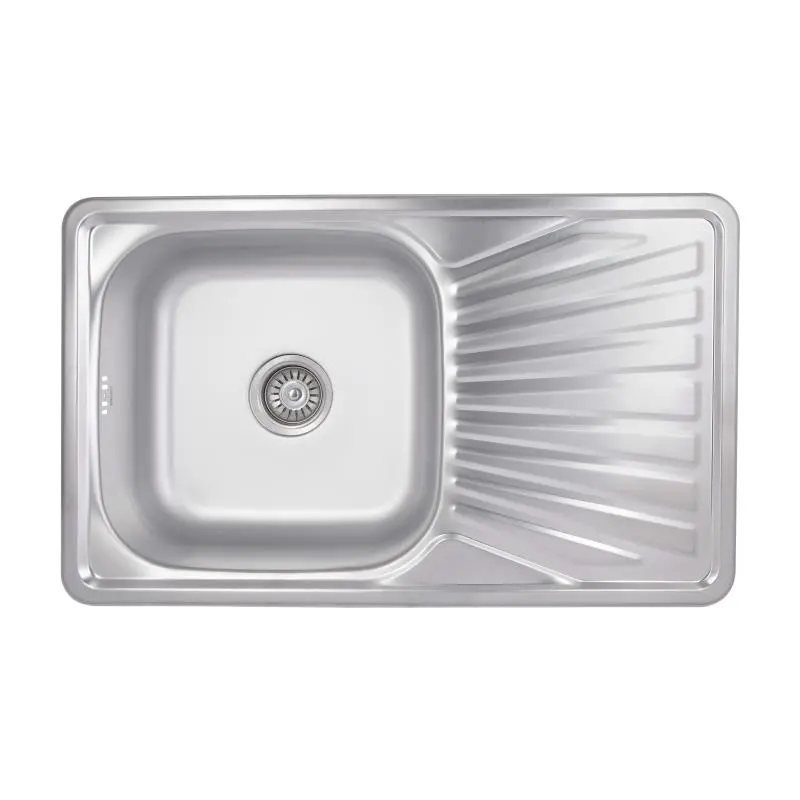 Кухонна мийка Brinex 7848 0,8 мм Satin (BRIN7848SAT08)