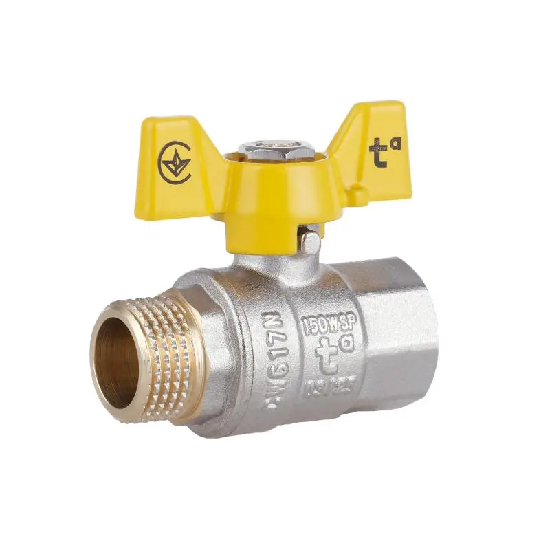 Кран шаровой Thermo Alliance Standart 1/2" ВН для газа (бабочка) SD607NG15PN40