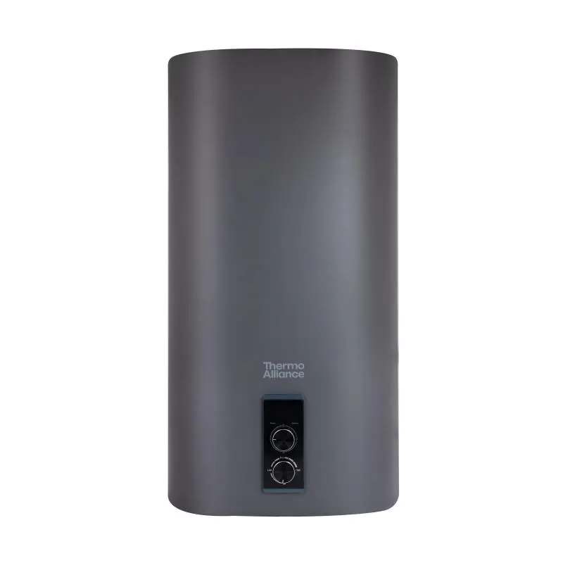 Водонагрівач електричний Thermo Alliance 80 л Grey, плоский вертикальний, мокрий ТЕН 2 кВт (0,8+1,2) DT80V20G(PD)/2G