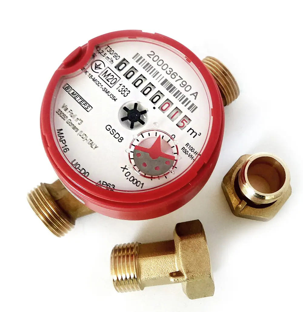 Лічильник гарячої води B METERS Ø1/2" 110мм Italy