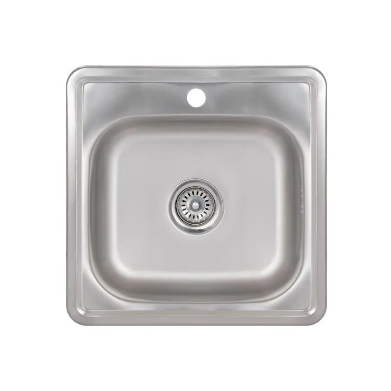 Кухонна мийка Brinex 4848 0,6 мм Satin (BRIN4848SAT0651257)