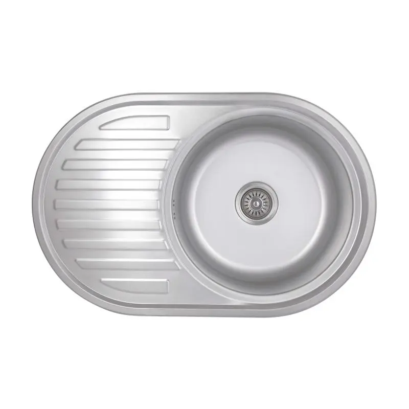 Кухонна мийка Brinex 7750 0,8 мм Satin (BRIN7750SAT08)