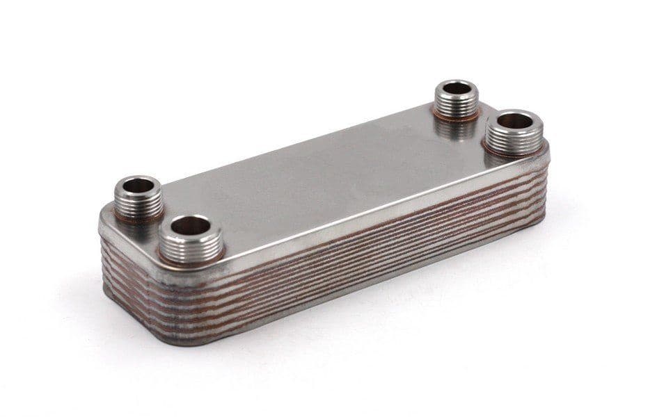Вторинний теплообмінник VAILLANT T4, T3, Thermoblock, Combicompact, Thermomax, Turbomax, Termet Mini Max, 14 пластин