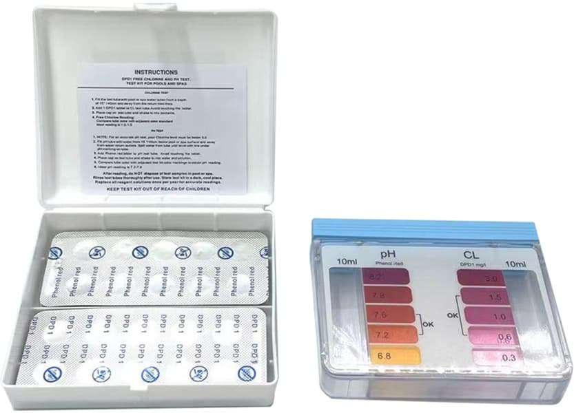 Тестер для басейну AquaDoctor Box таблетковий Cl/pH, 20 тестів