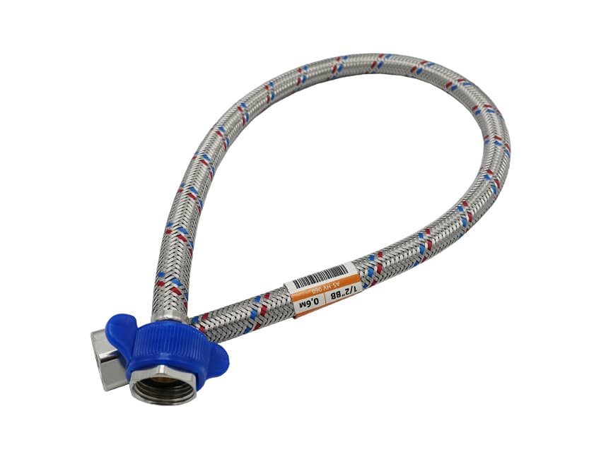 Шланг EPDM в металевому обплетенні 1/2 ВВ 1.0м ASCO AS-Flex 10/120
