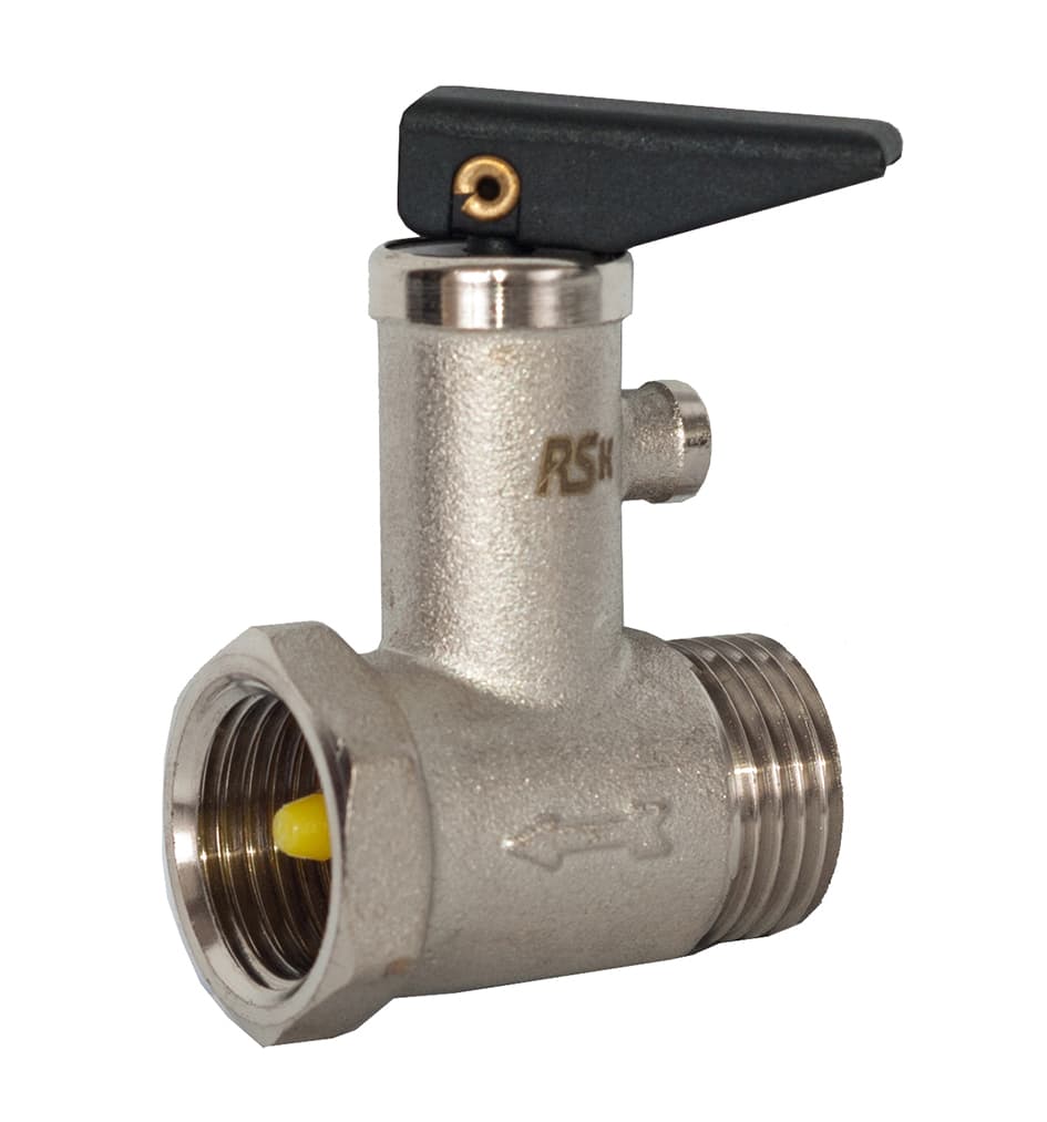 Клапан для бойлера з ручкою 1/2" CW617 RSk Італія 20/200