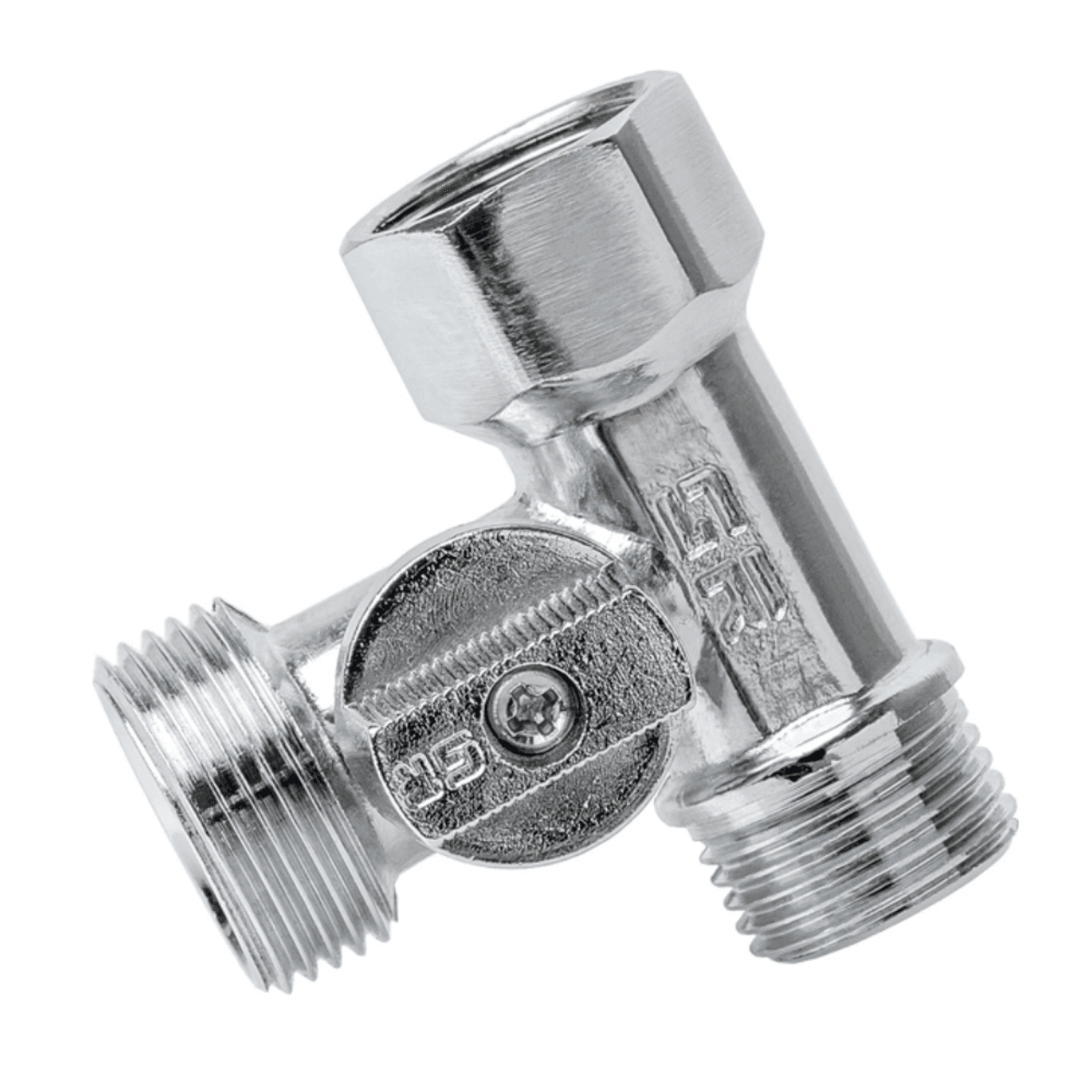 Кран прохідний IGER 1/2"х3/4"х1/2"