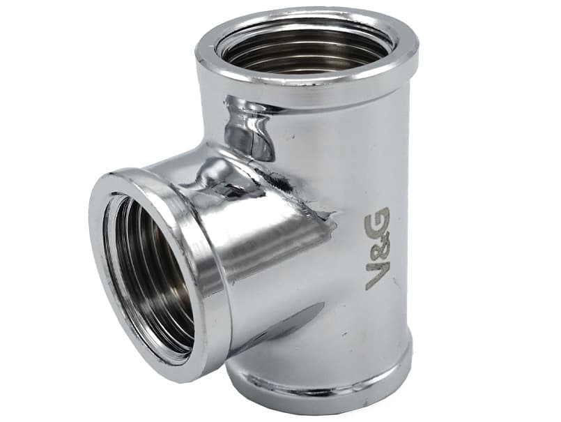Трійник Valogin 3/4" ВВВ хромований VG-202802 1/30 шт