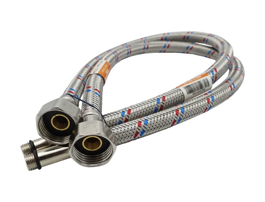 Шланг д/зміш. EPDM в мет.обплетенні пара М10х1/2"В 0.4м ASCO AS-Flex 10/100