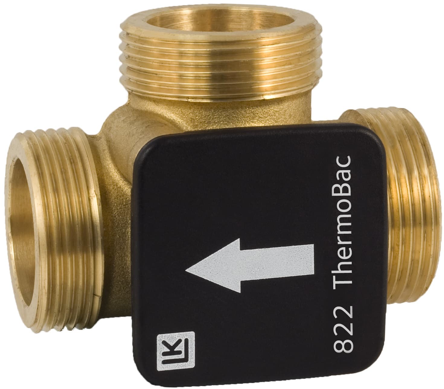 LK 822 ThermoBac Триходовий зворотний клапан, корпус латунь ЗЗЗ 1 1/2"х 61C