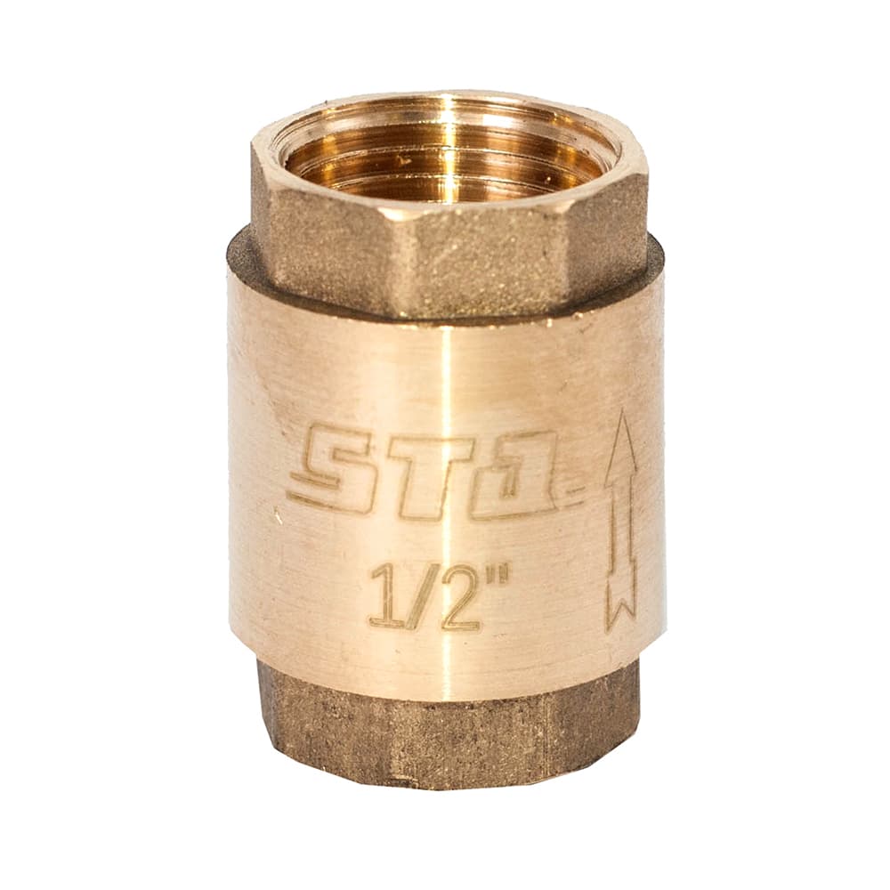 Клапан зворотн. ходу 1/2" латунний шток STA 15/375