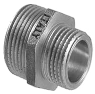 Ніпель редукційний з ЗР 3/4" x 1/2" (нікель)