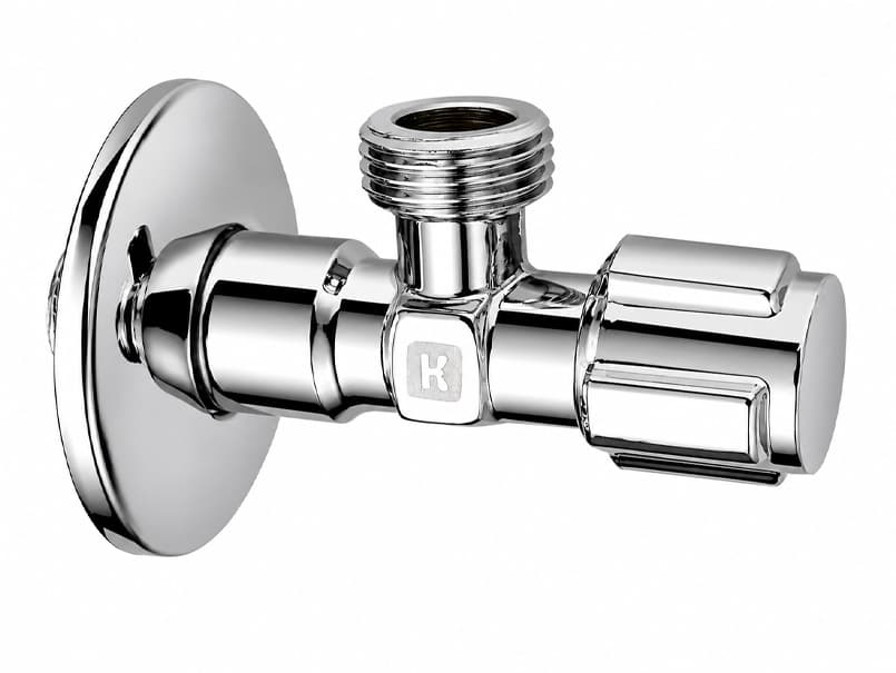 Кран вент.кутовий для підк.сант. виробів 1/2"х3/4" RS-k 2/100