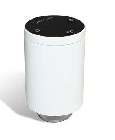 SALUS TRV10RFM Радіаторна міні термоголовка, M30x1,5, 2xAA, для систем Smart Home