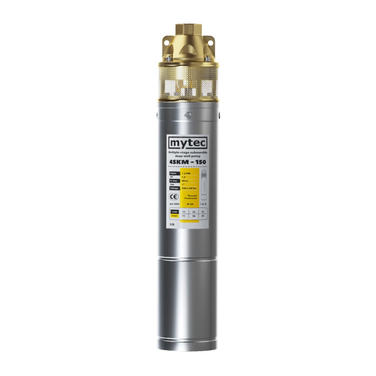 Насос глибинний MYTEC 4SKM 150 1.2 кВт+пульт+15м кабеля