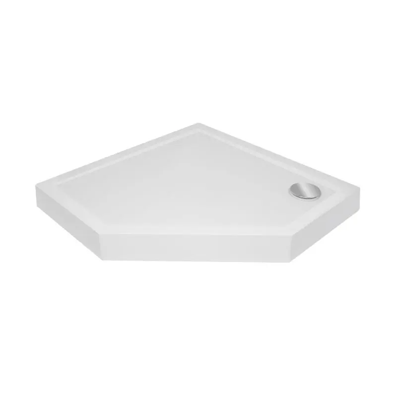 Душовий піддон Qtap Diamond 309912 90x90x12 см + сифон