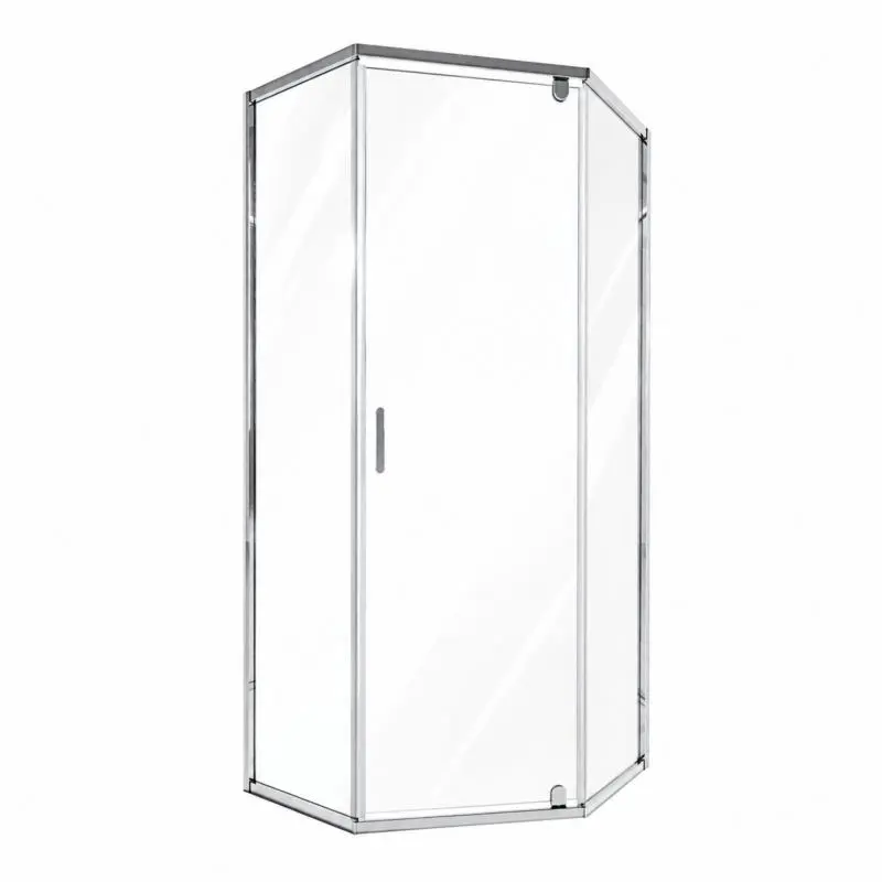 Душова кабіна Qtap Scorpio CRM10115-AC6 100x100 см, скло Clear 6 мм, покриття CalcLess, без піддона