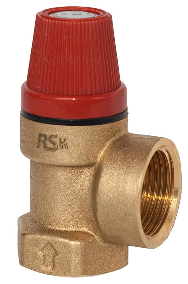 Запобіжний клапан 1/2" 1,5 bar CW617 RSk Італія 1/100