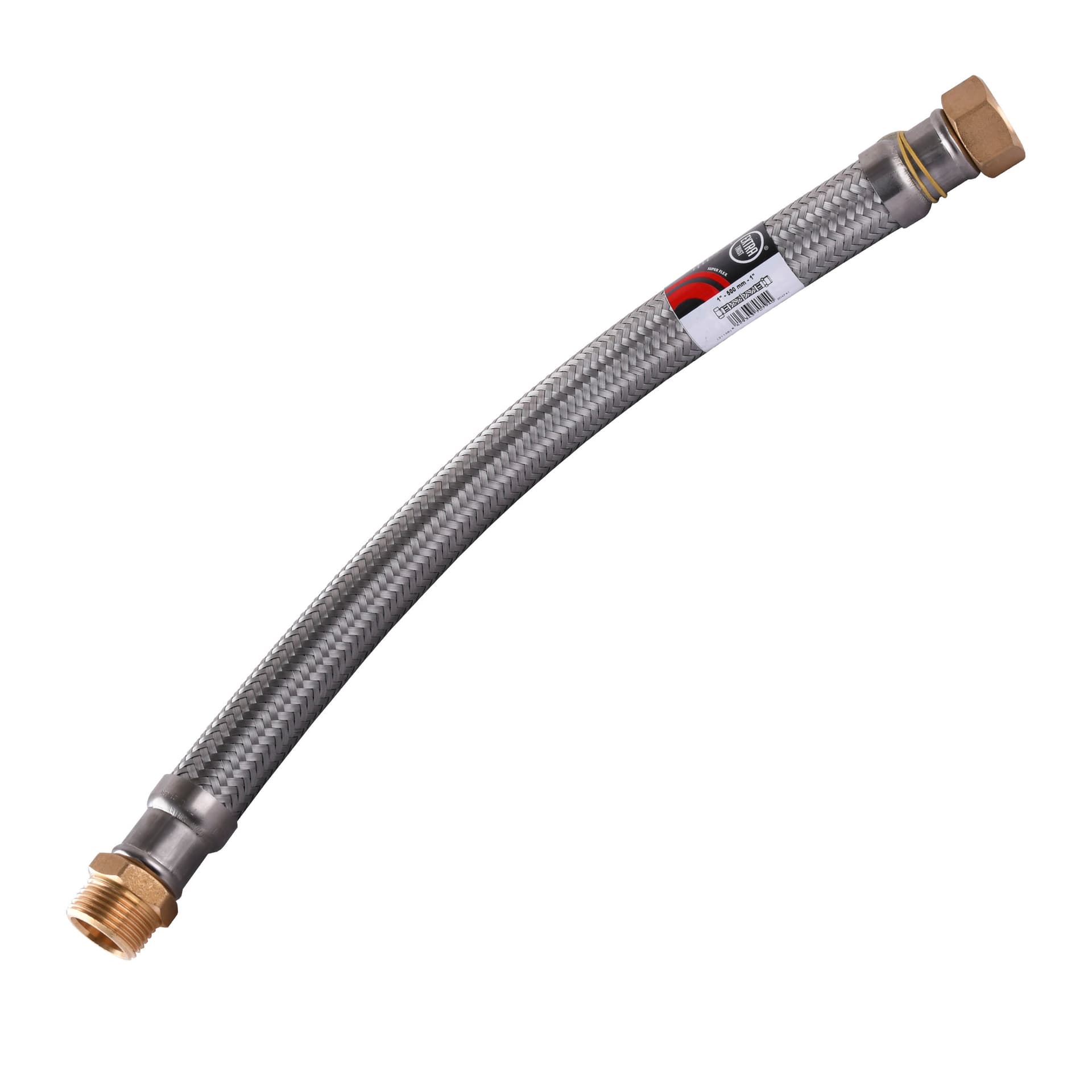 Шланг антивібраційний прямий TUCAI EXTRA TWIST 1″, 80 см, НВ