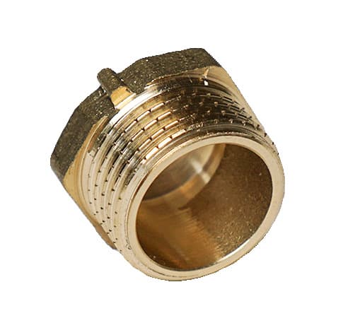 Заглушка 3/4" Зовн. латун., (без покриття),10/400шт