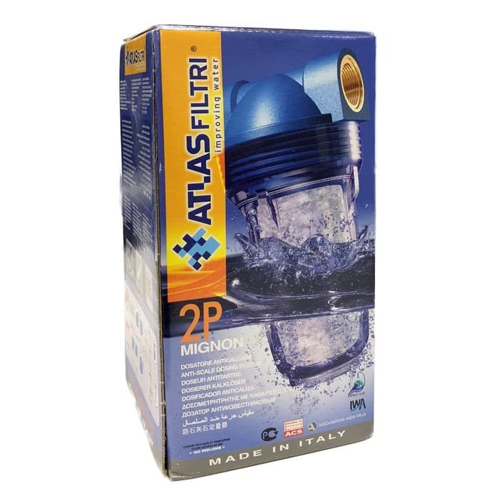 Фільтр поліфосфатний двокомпонентний Atlas DOSAFOS MIGNON L 2P,1/2, 8 Bar