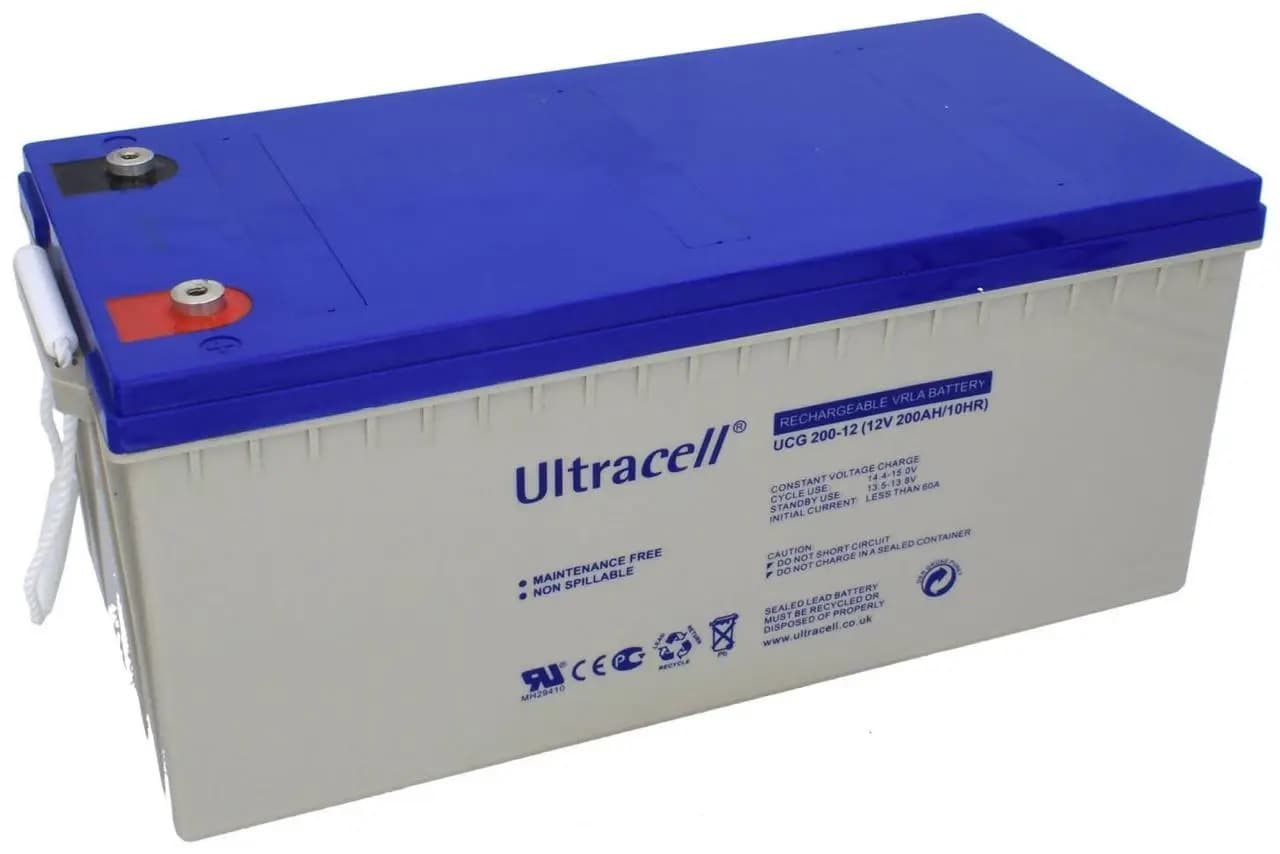 Акумуляторна батарея ULTRACELL UCG200-12 GEL,200Аh/12V GEL ( 200 Ач 12 В )