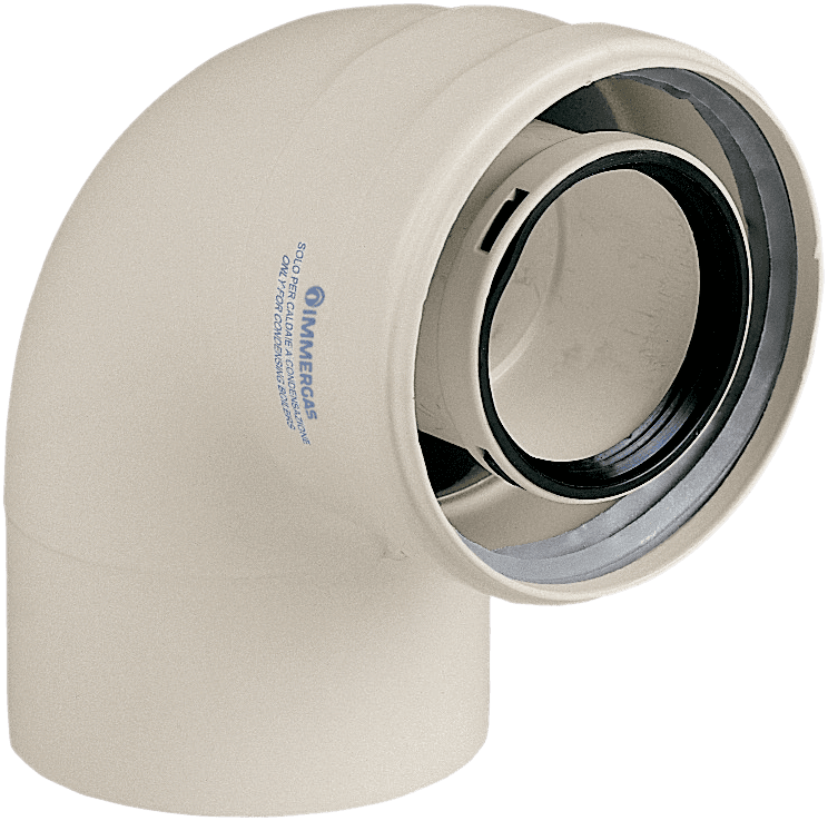 Коліно 90 град 60/100 для конденсаційних котлів Immergas 3.012093