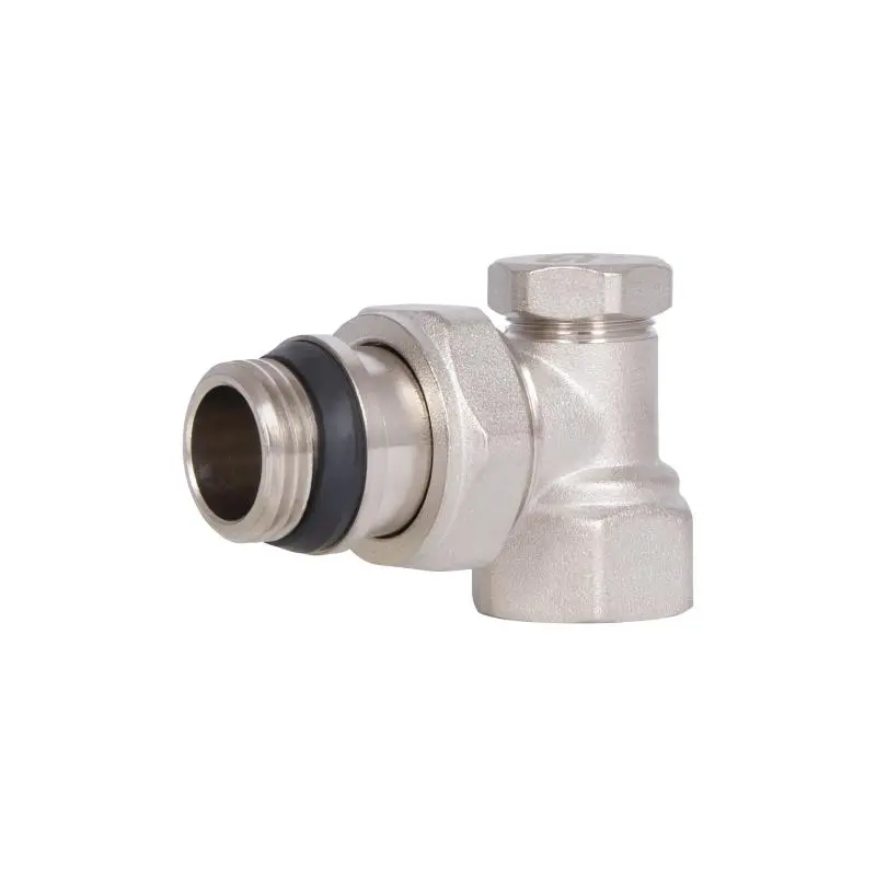 Кран радіаторний Thermo Alliance Base 1/2" ВЗ з антипротіканням кутовий SD229W15