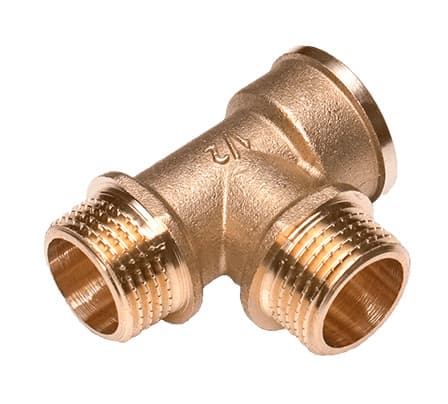 Трійник 3/4"ВЗЗ латун., (без покриття), 5/75 шт