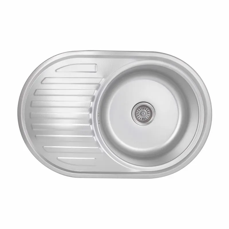 Кухонна мийка Brinex 7750 0,8 мм Micro Decor (BRIN7750MDEC08)